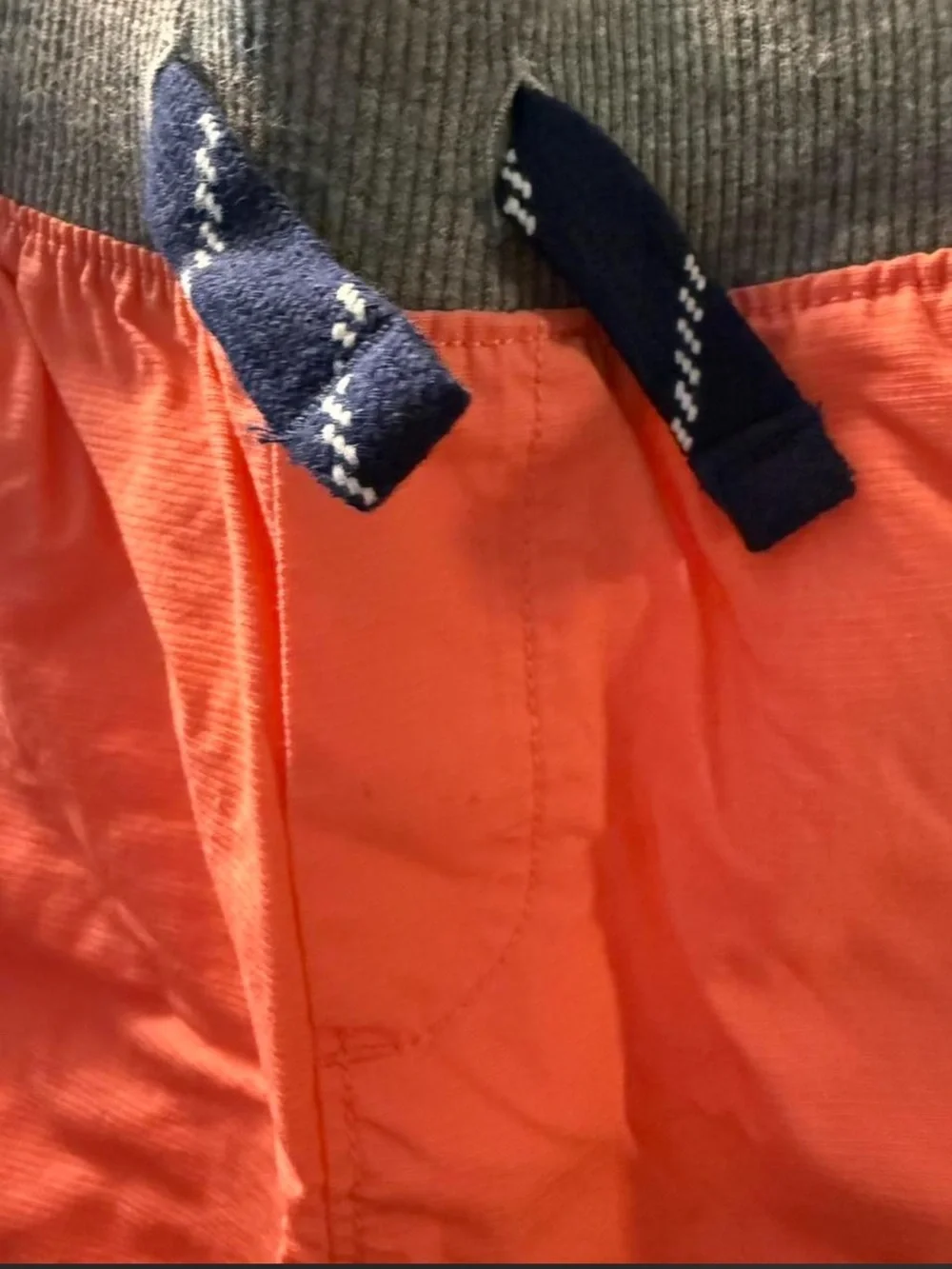 Carters boys Orange pull on shorts with Elastic waistband 5T